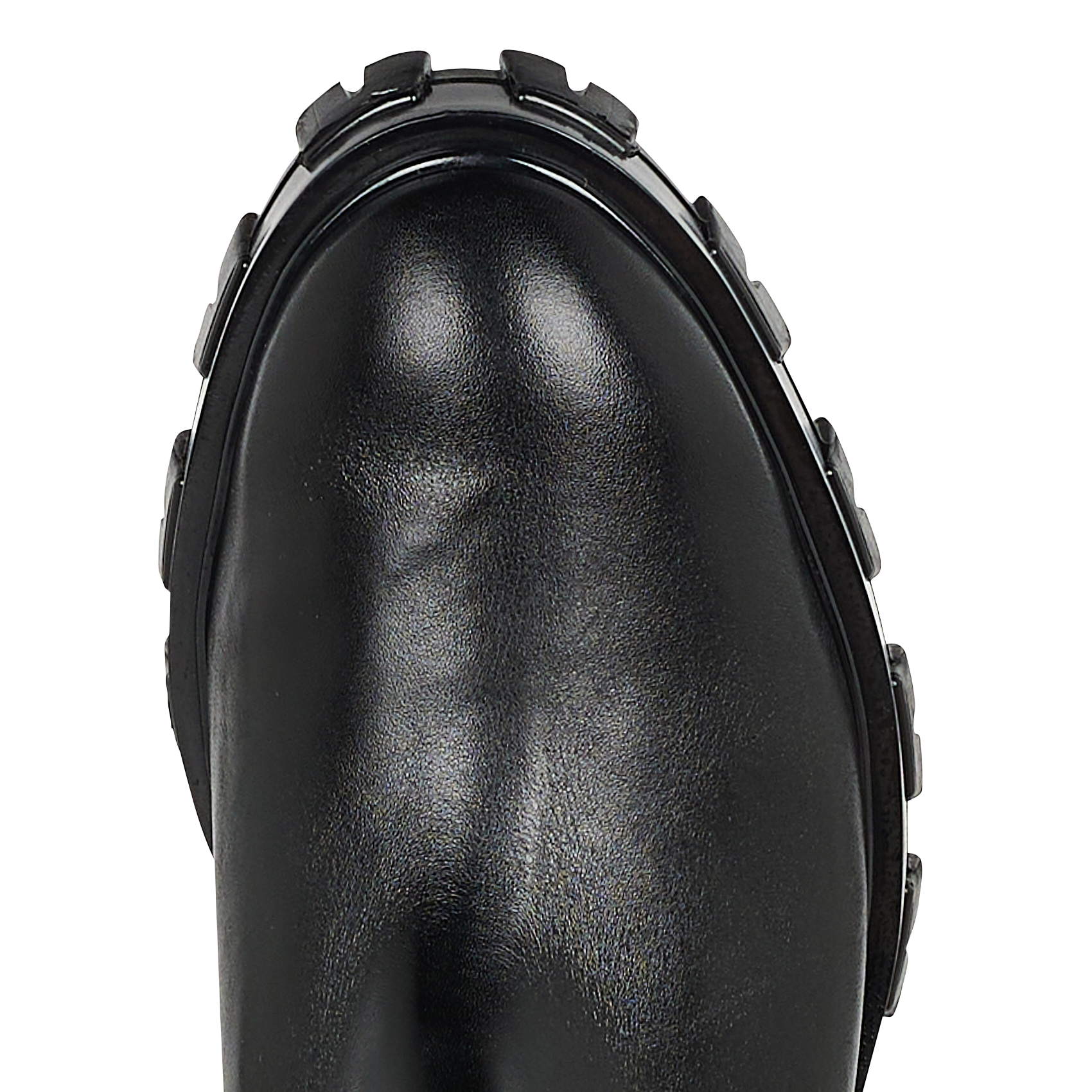 LAURELL - Bottines plates en cuir velours | Noir