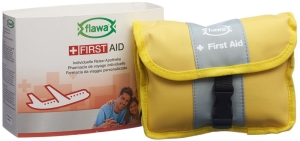 Flawa First Aid individuelle Reise-Apotheke gelb/grau