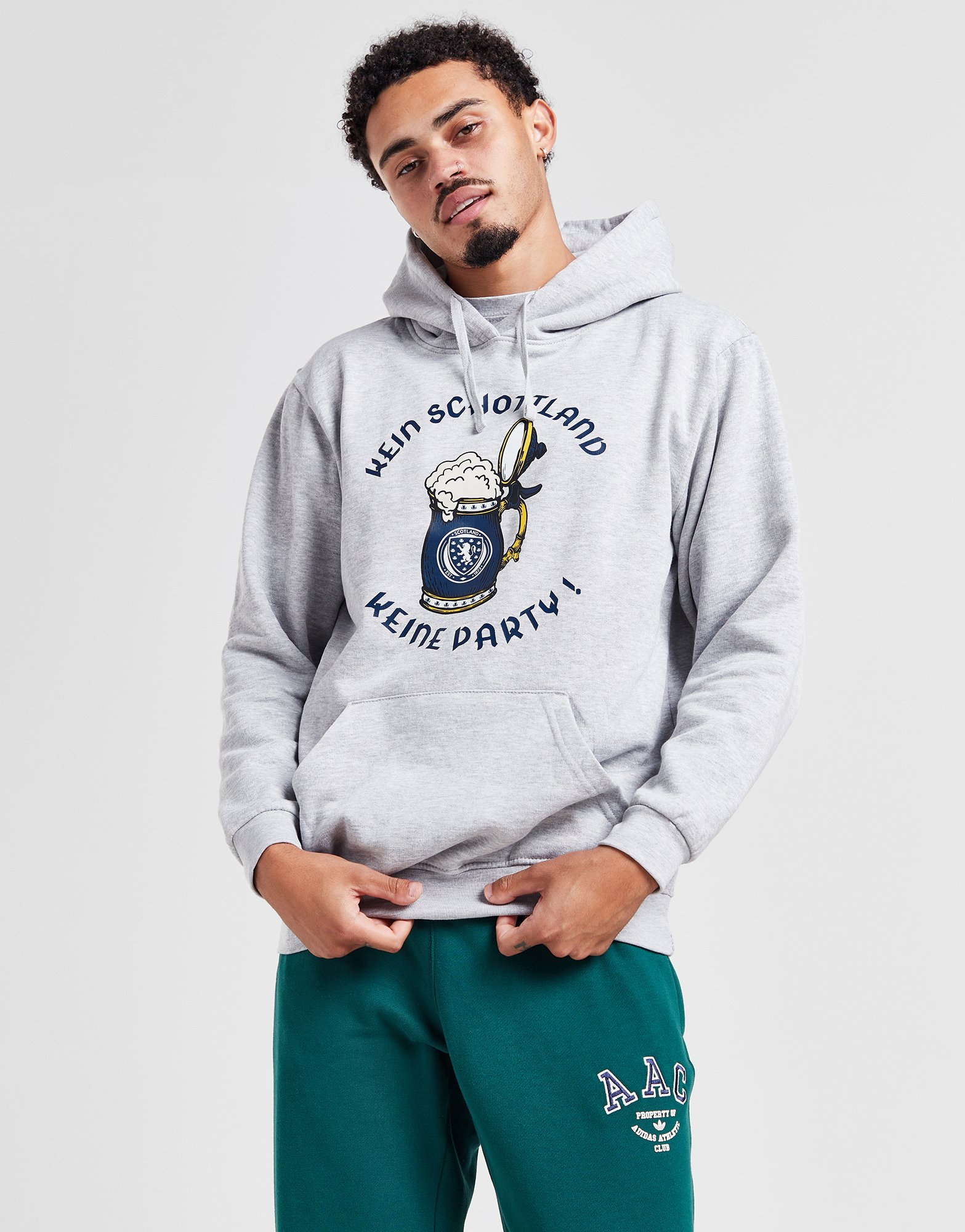 Official Team Sweat à Capuche Scotland 'Kein Schottland, Keine Party!' Homme