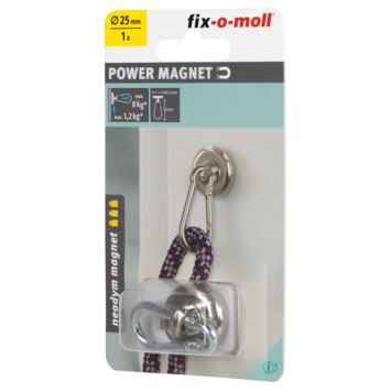 Magneet Karabijnhaak Neodymium 25x40mm