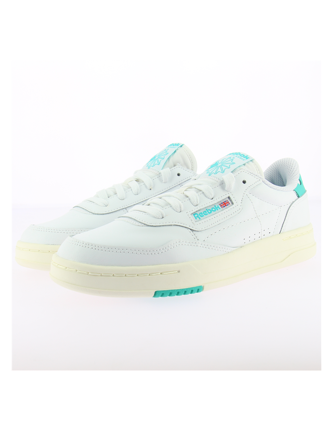 reebok sneakers homme court peak blanc/vert