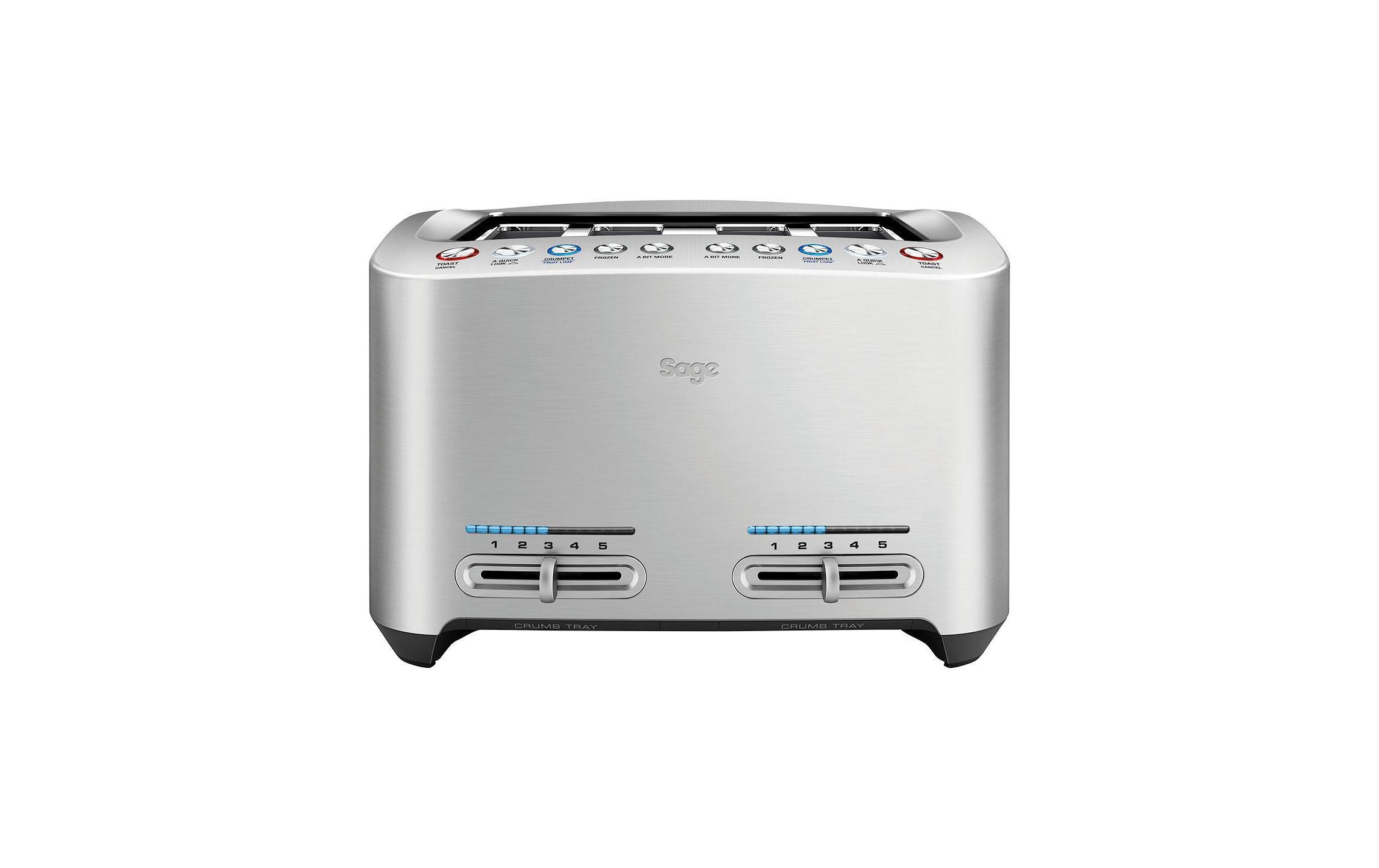 Sage Toaster »The Smart Toast« 4 kurze Schlitze für 4 Scheiben 1900 W