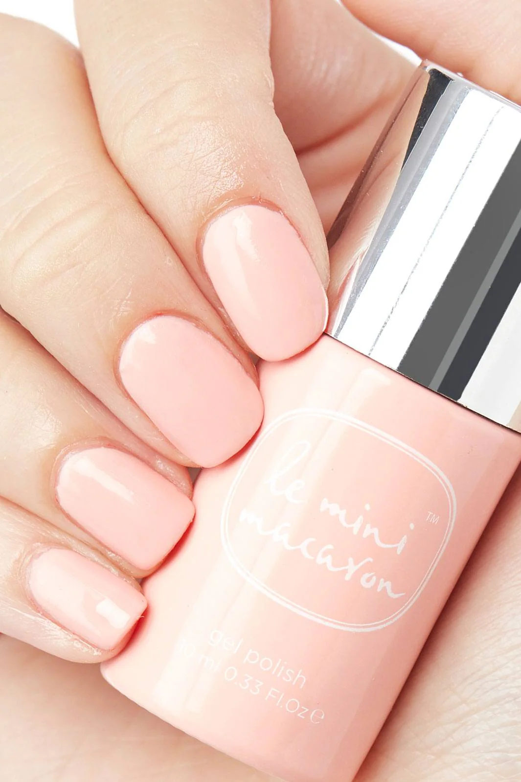 Le Mini Macaron Neglelak Gel rose creme
