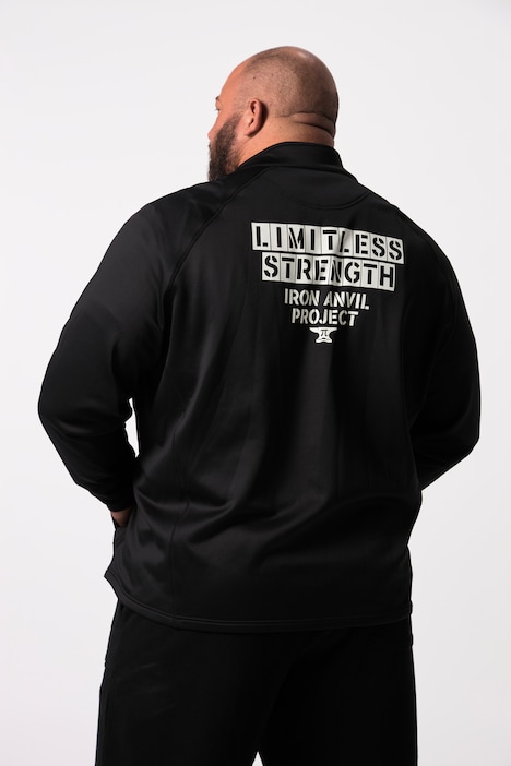 JAY-PI Sweatjacke Iron Anvil, FLEXNAMIC®, Fitness, JAY-PI x DK, Stehkragen