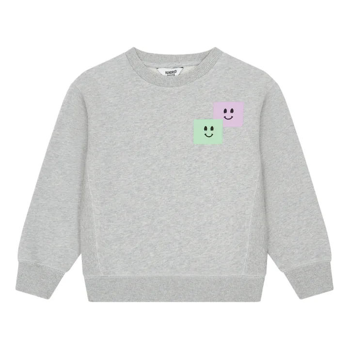 Hundred Pieces Sweat  Coton Bio  | Gris