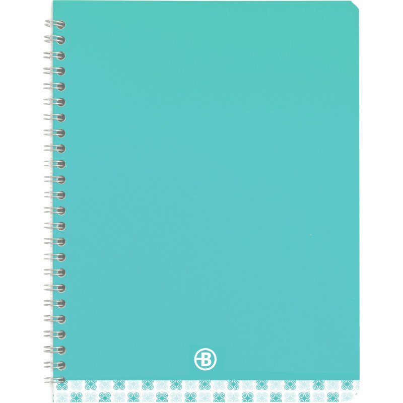 Cahier spirale standard Bruneau 17 x 22 cm grands carreaux 100 pages