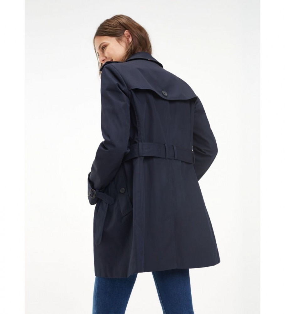 Casaco Tommy Hilfiger Heritage azul-marinho com abotoamento simples