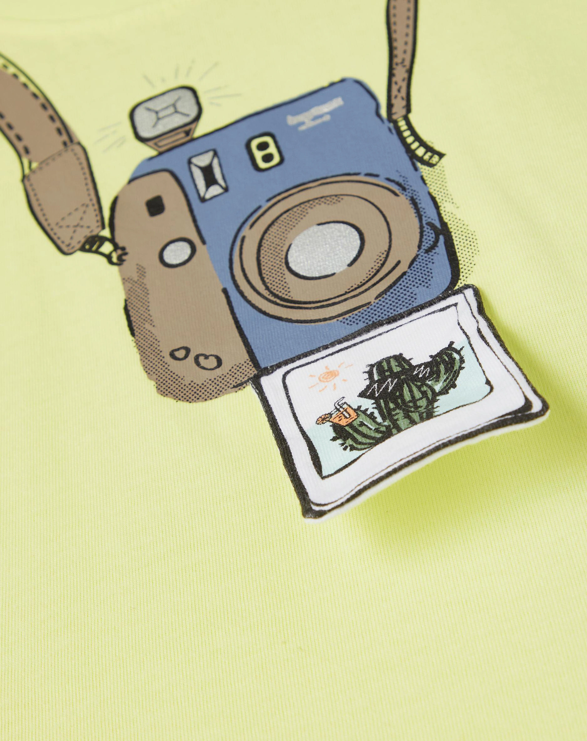 T-Shirt NMMHORVALD in sunny lime