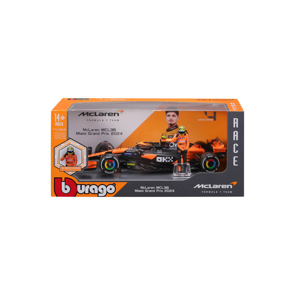 Lando Norris McLaren MCL3 The Racer's Choice auto - 1:24