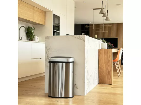 Poubelle de cuisine automatique MAJESTIC SILVER Argent Acier inoxydable 58 L