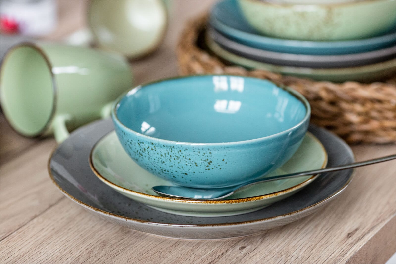 CreaTable Kombiservice NATURE COLLECTION 20-teilig mehrfarbig