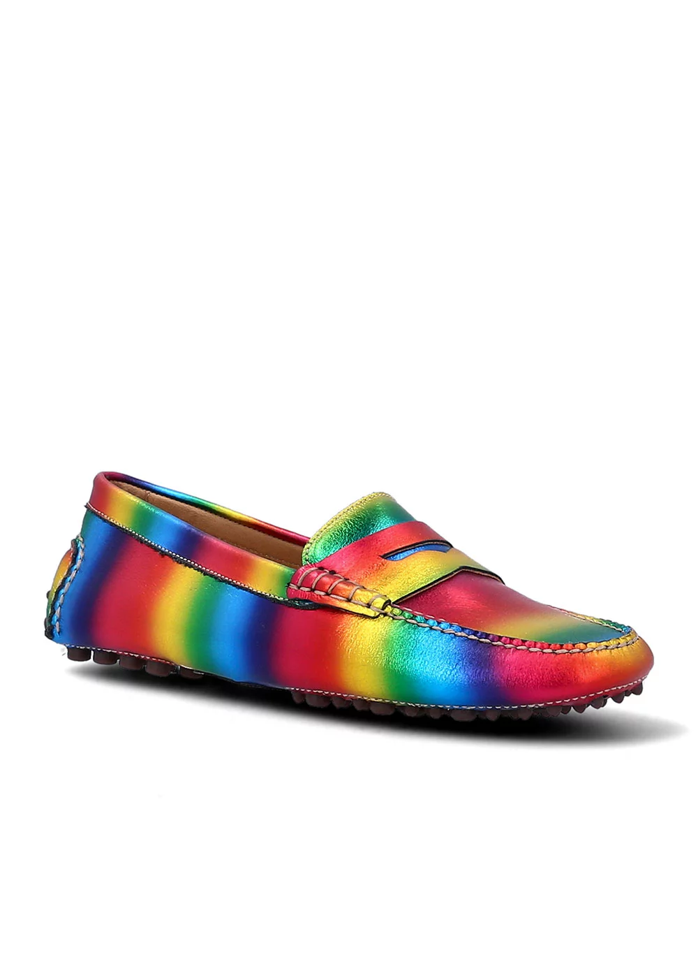 MOCASSIN FANCY DRIVER RAINBOW