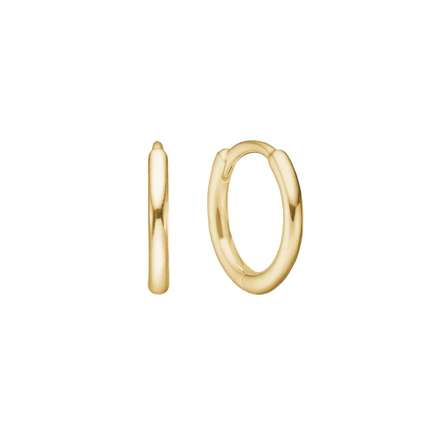 Avilé Jewelry Small Hoops Øreringe 18 kt. Forgyldt Sølv AJ-B1-12-GP