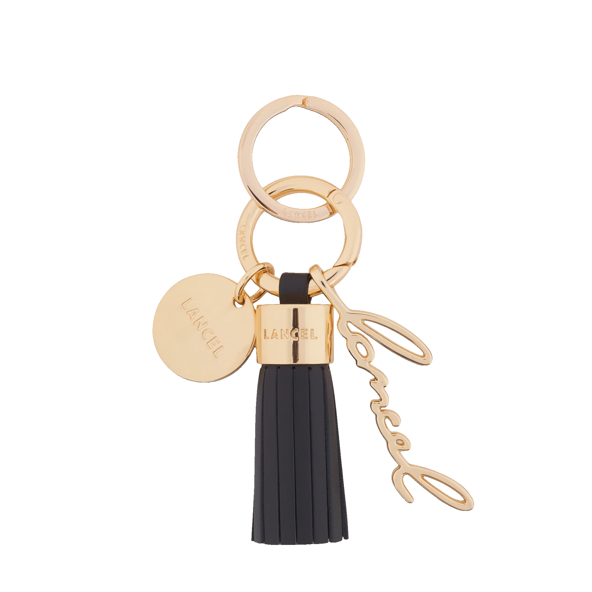 Porte-clé Lancel pompon Premier Flirt de Lancel-Noir