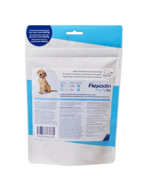 Flexadin Young Dog Maxi - Chews - Gewricht-Supplement - 60 stuks >10 Kg
