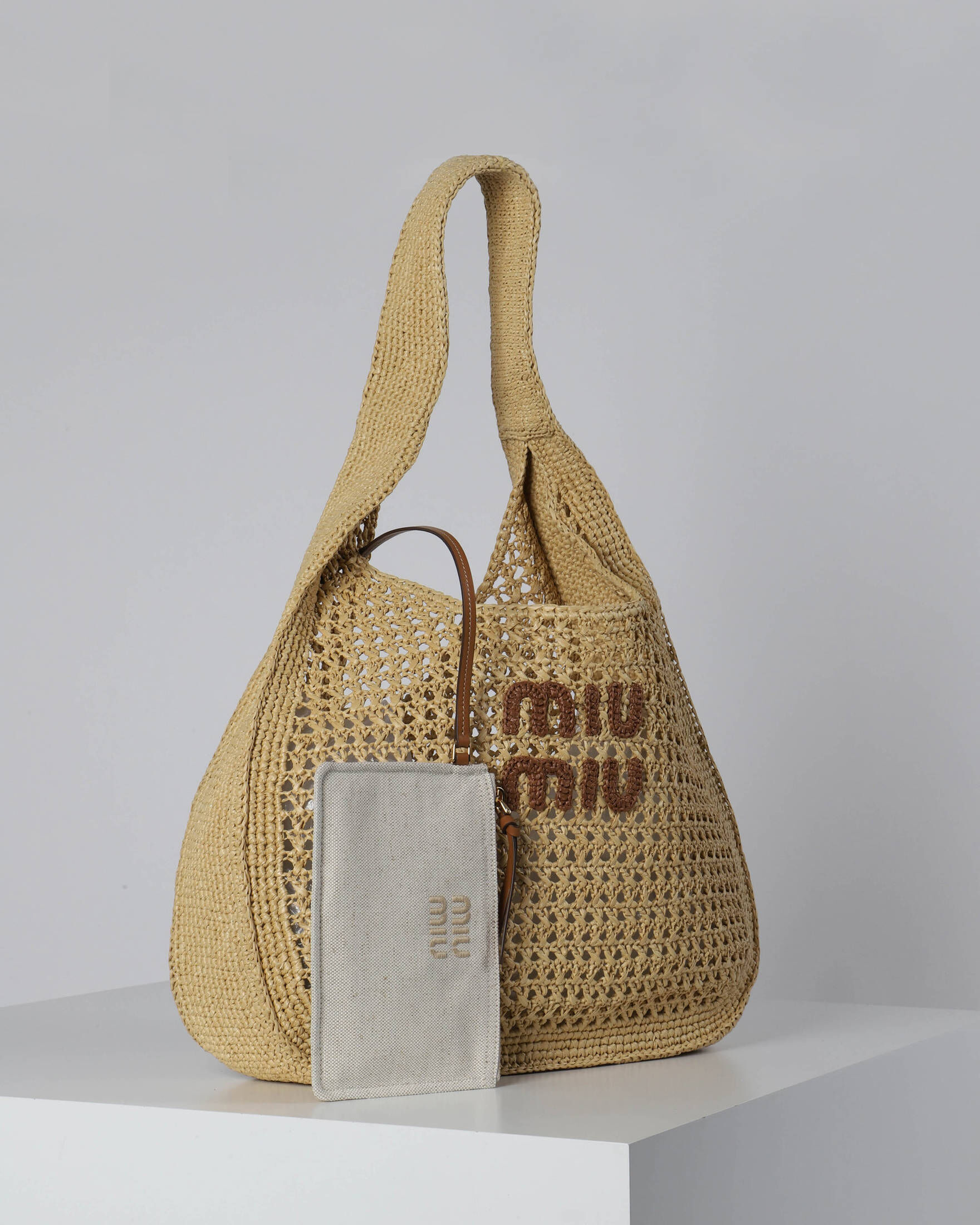Miu Miu| Strandtasche HOBO CROCHET RETE