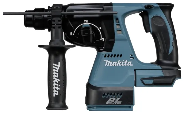 Makita DHR242Z - Roterende hammer - ledningfri - 3 tilstande - SDS-plus - 2 Joule - intet batteri - 18 V