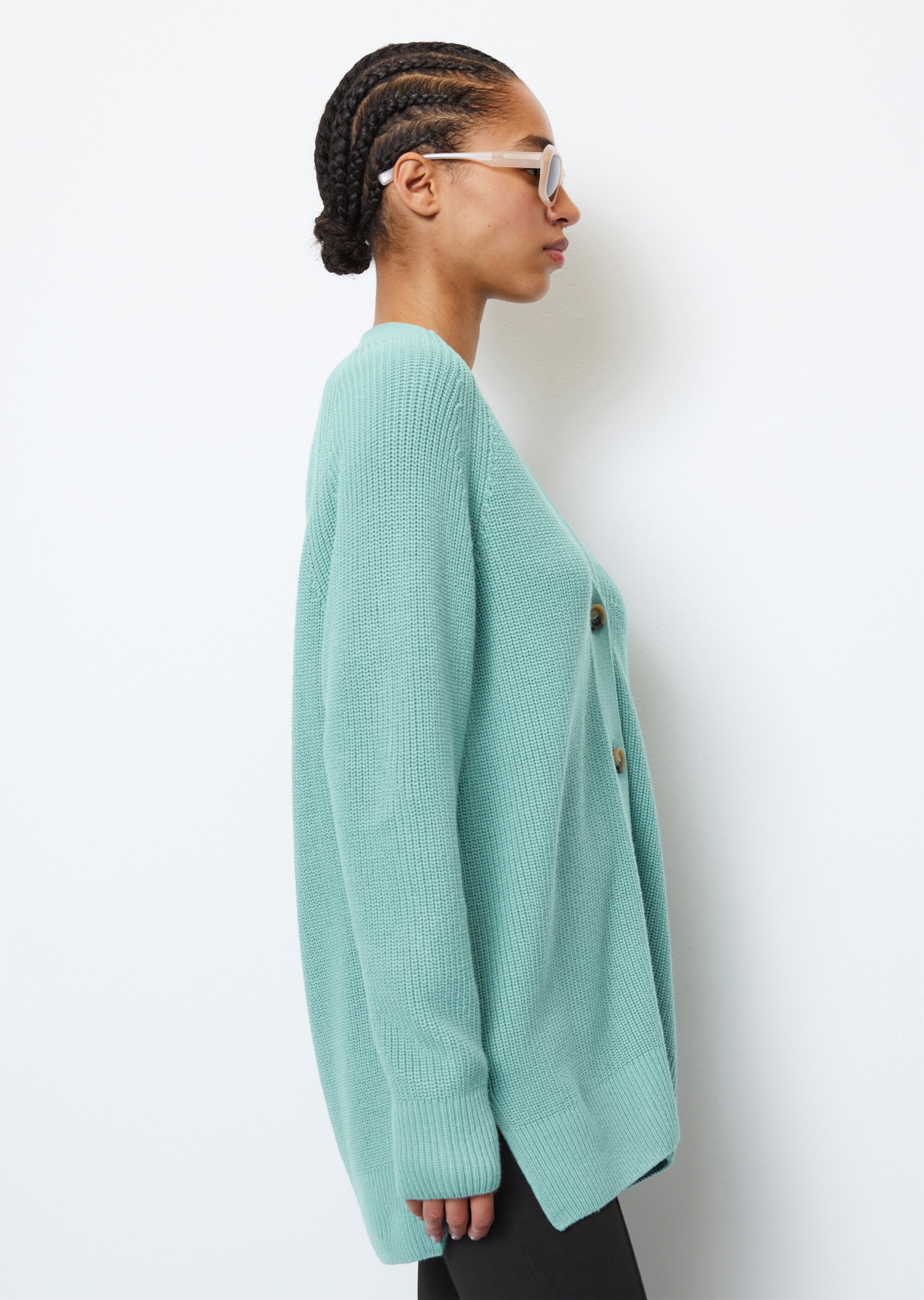 DfC Cardigan relaxed aus Heavy Weight Cotton gestrickt
