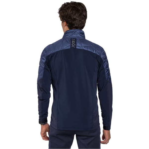 Veste ski de fond SWIX INFINITY HYBRID INSULATED JACKET LAKE BLUE/DARK NAVY
