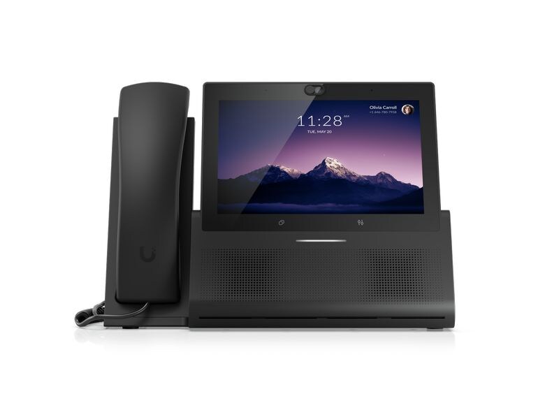 Ubiquiti Phone Touch Max Schwarz Premium-Desktop-Smartphone, das das ultimative Benutzererlebnis bietet