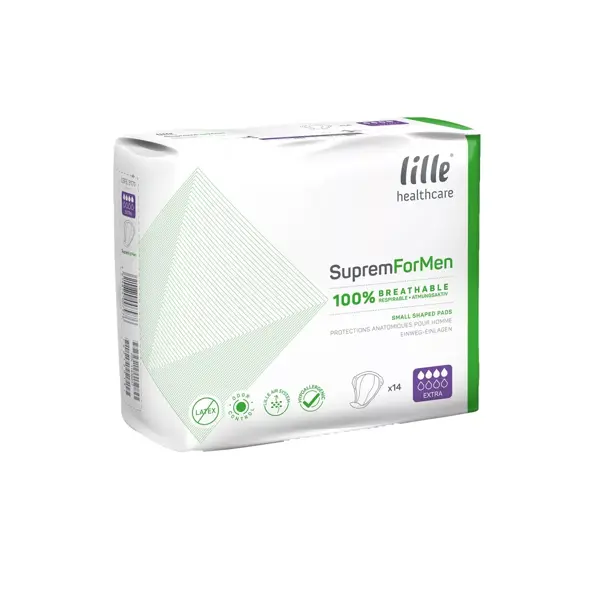 Lille Healthcare SupremForMen Proteção Anatômica Extra para Homens 14 unidades