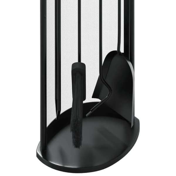 vidaXL Peisverktøysett 5 deler 23x15x66 cm stål