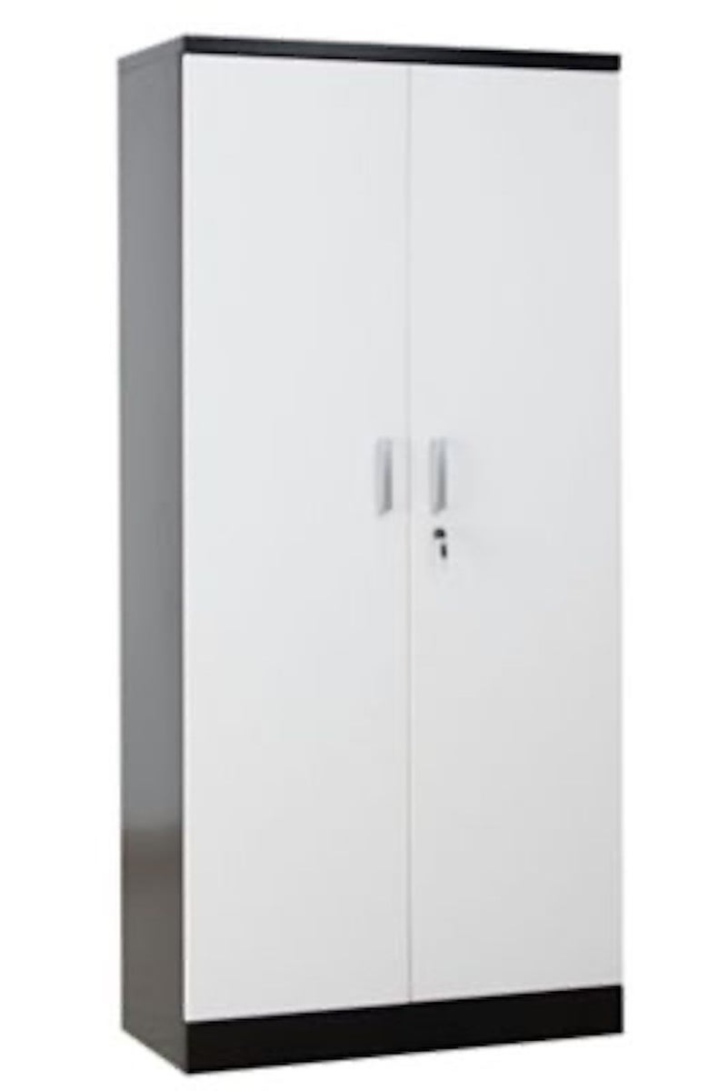 PROREGAL Beetle archiefkast met 4 legplanken, afmetingen (H x B x D): 195 x 92 x 42 cm, zwart-wit