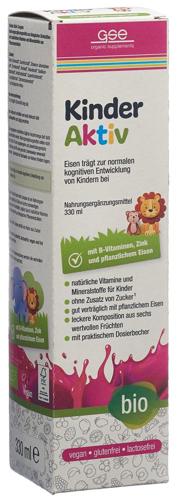 GSE Kinder Aktiv Complex<br>330 ml, Flasche, flüssig, Bio