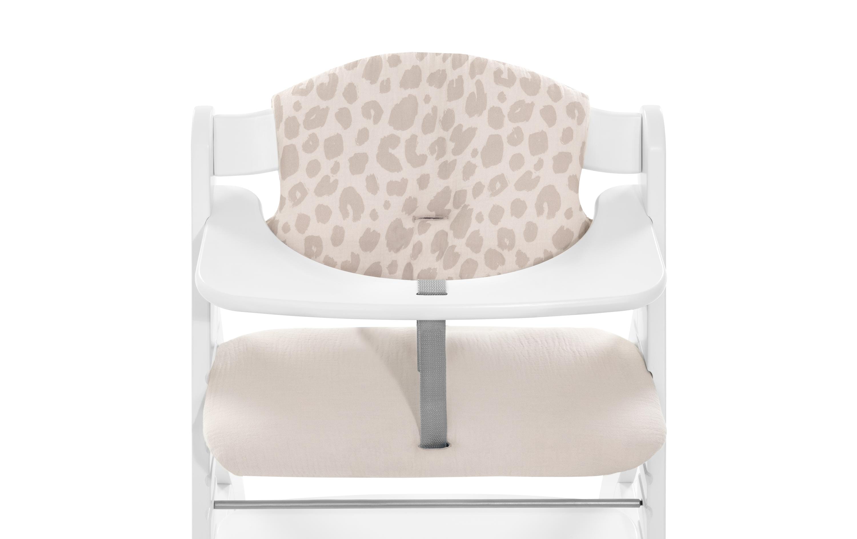 Sitzkissen Select Muslin Leo Natural zu Alpha+Hochwertige Hochstuhlauflage