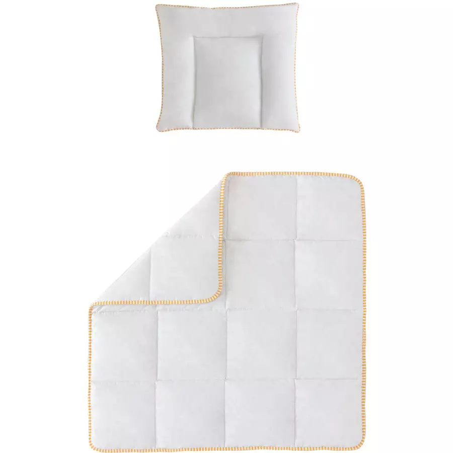hibboux® Kopfkissen & Bettdecke Sense No Allergy Set White