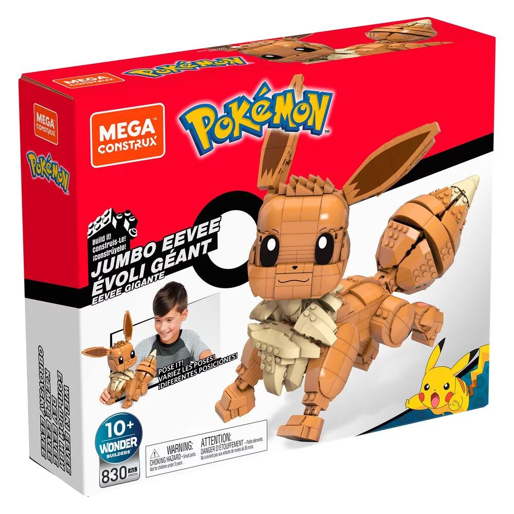 FIGURINE POKEMON JUMBO EEVEE A CONSTRUIRE