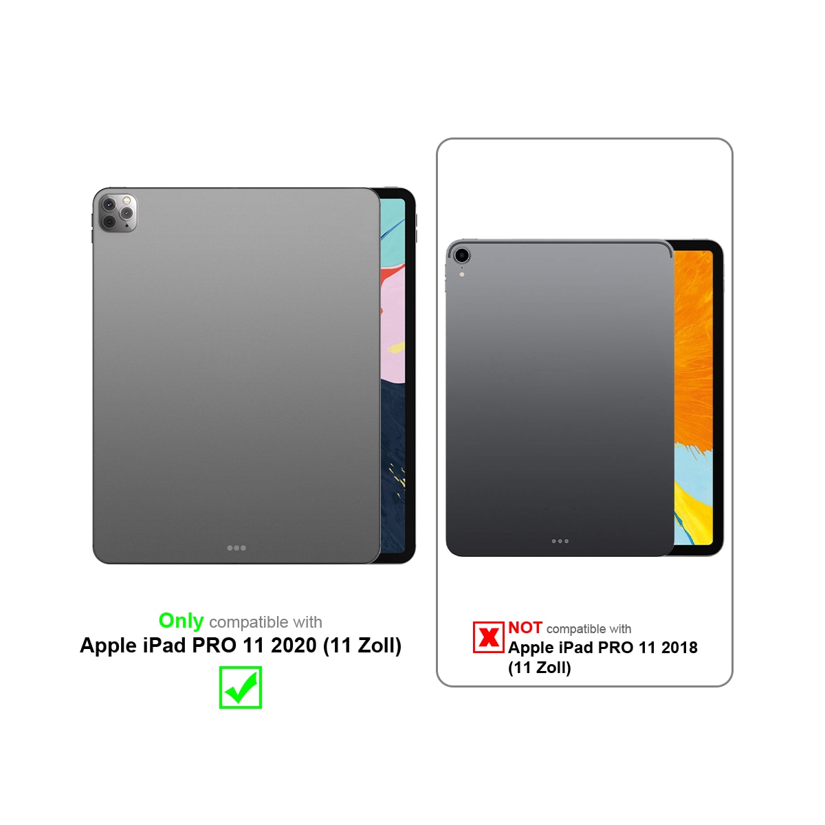 iPad PRO 11 2020 (11 tomme) deksel til nettbrett (blå)