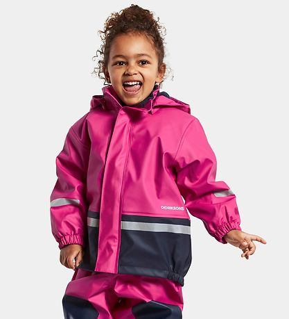 Didriksons Regnt?j m. For - PU - Boardman - Plastic Pink