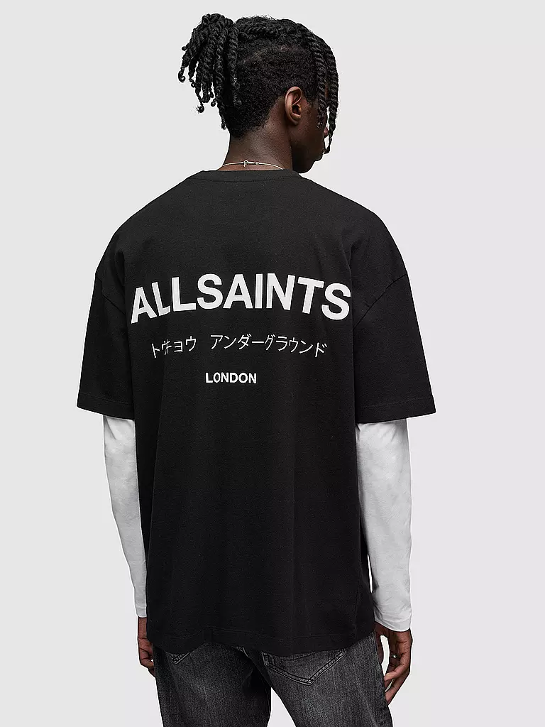 ALLSAINTS T-Shirt UNDERGROUND schwarz