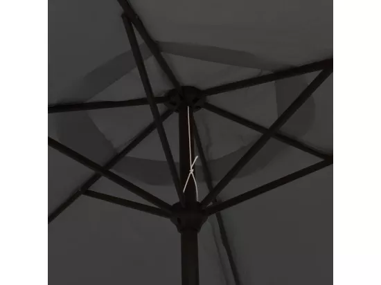 Parasol d'extérieur avec poteau en métal 300 cm Anthracite