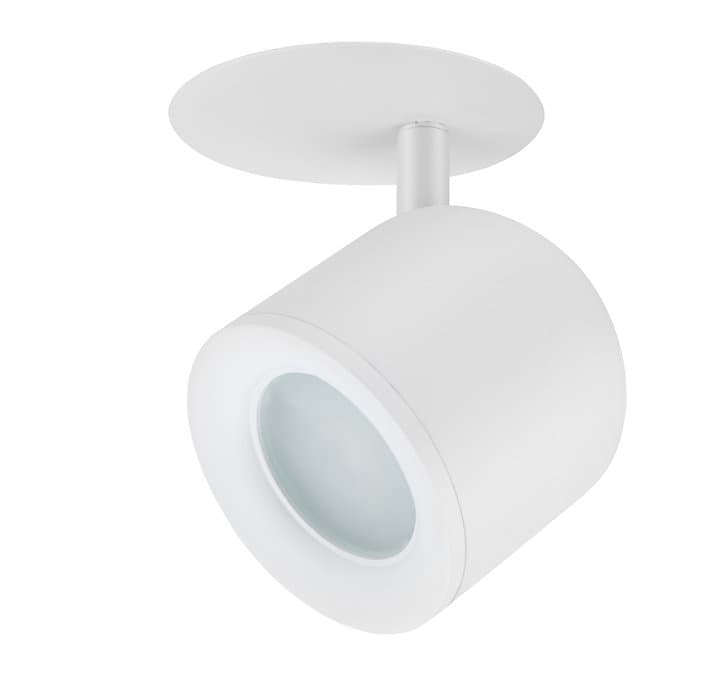 Spot encastrable Fossey GU10 IP20 P.16cmxØ9cmxH.16cmxL.9cmxl.9cm blanc GoodHome