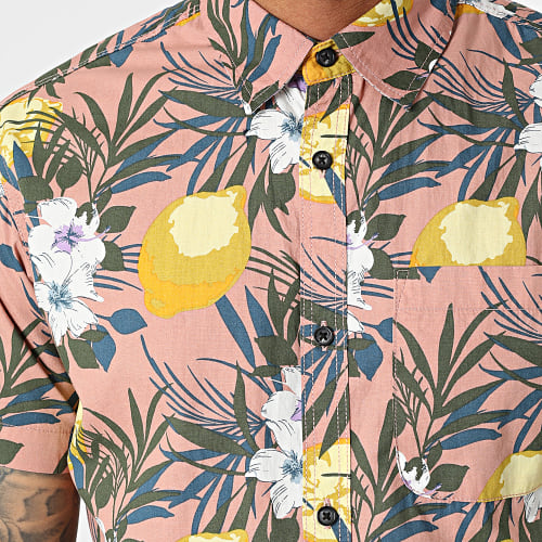 Chemise Manches Courtes Ocean Rose Floral