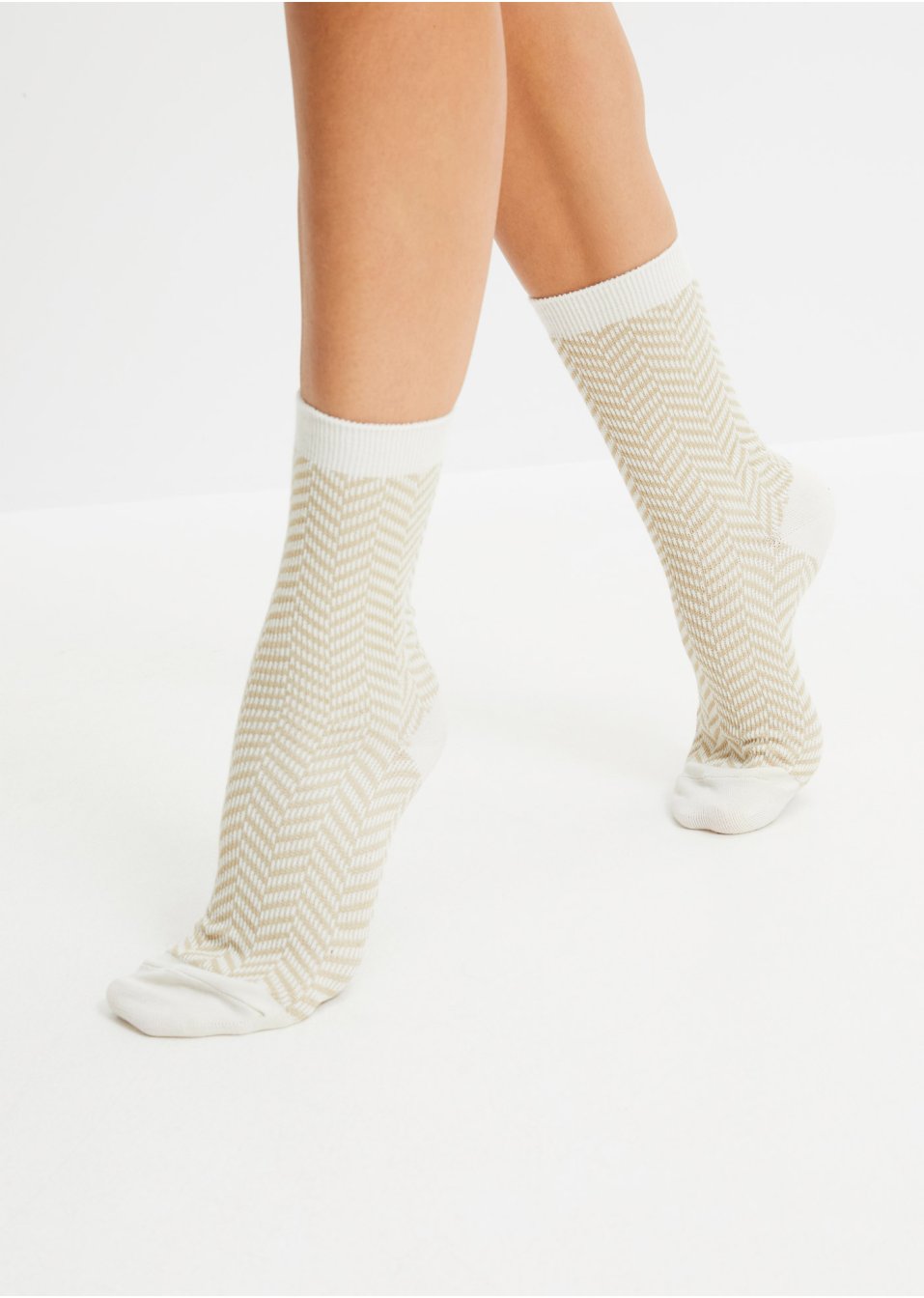 Lot de 3 paires de chaussettes en maille avec polyester recyclé