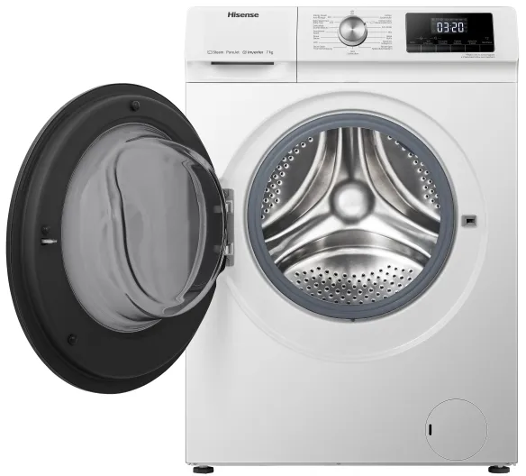 Hisense WFQA7014EVJM - Vaskemaskine - bredde: 60 cm - dybde: 54 cm - højde: 85 cm - frontbetjening - 7 kg - 1400 rpm