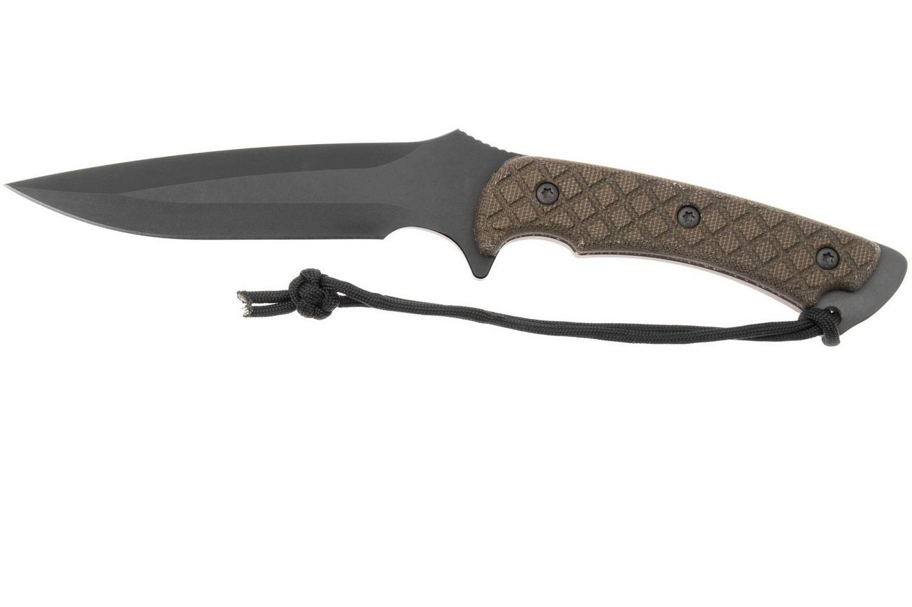 Spartan Blades Ares SB1BKGRNLBK Black, Green Micarta, survivalmes, MOLLE schede
