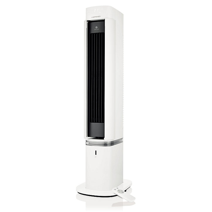 Colonne soufflante oscillante 3 en 1 (ventilateur chaud / froid, humidification) Optiméo 220W