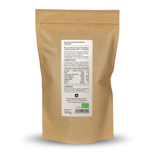 Sunday Natural Products  BIOBUCHWEIZENGEKEIMT