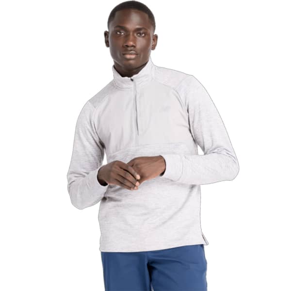 T-shirt trail NEW BALANCE ATHLETICS HEAT GRID 1/2 ZIP M ATHLETIC GREY