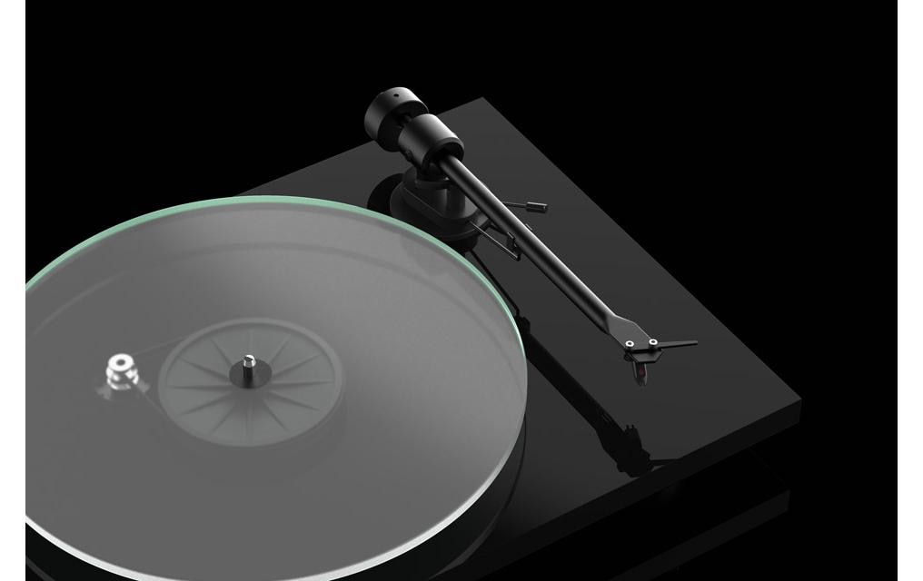 Plattenspieler T1 EVO Phono Schwarz<br>Audiophiler Einstiegsplattenspieler mit Phonostufe
