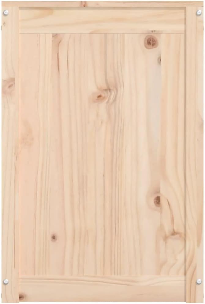 vidaXL Wäschetruhe Wäschekorb Wäschebox Wäschetonne Holztruhe Wäschebehälter Sammler Korb Box Wäschesack 88,5x44x66cm Massivholz Kiefer
