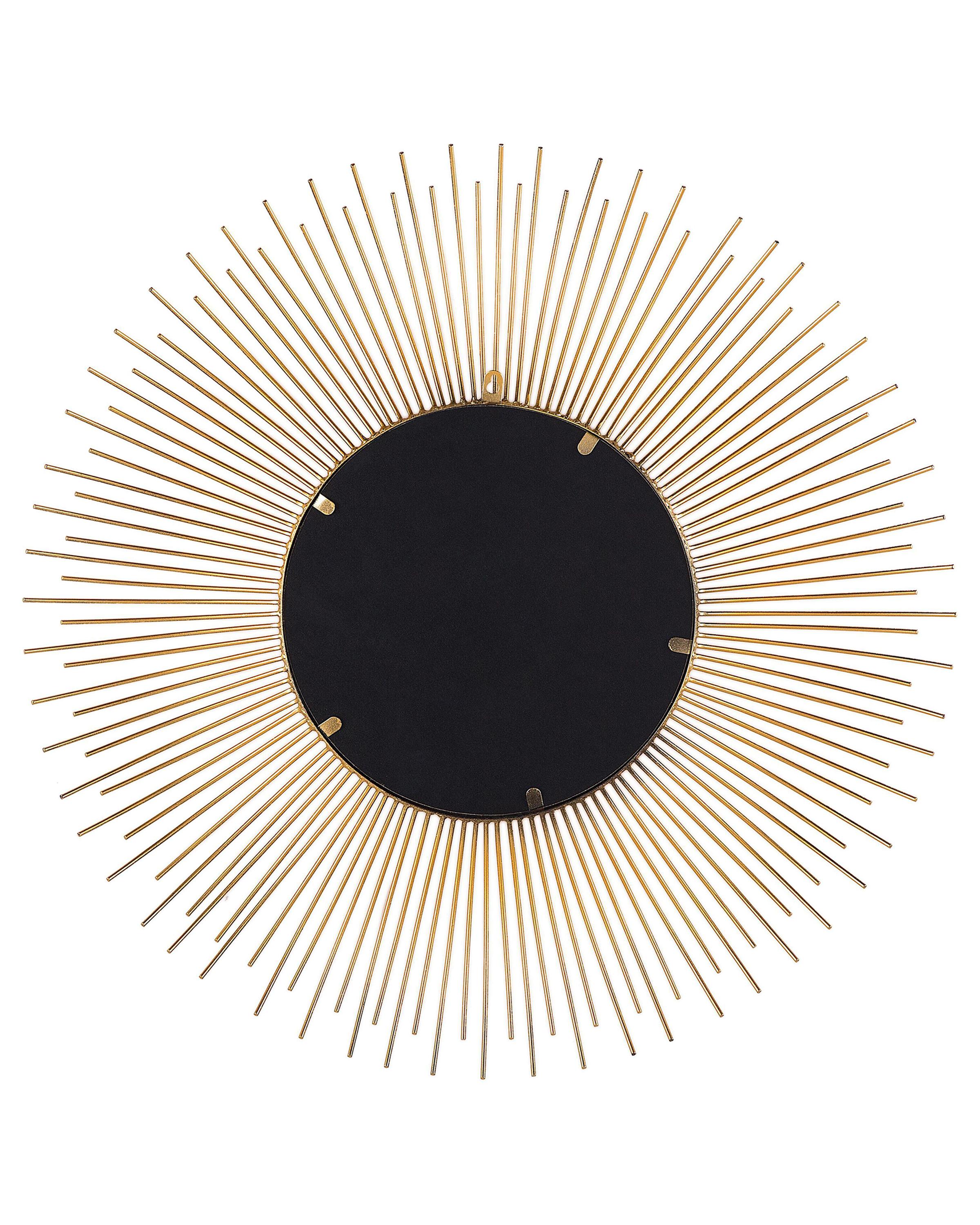 Wandspiegel CILLY 80 cm 80 cm Metaal Goud