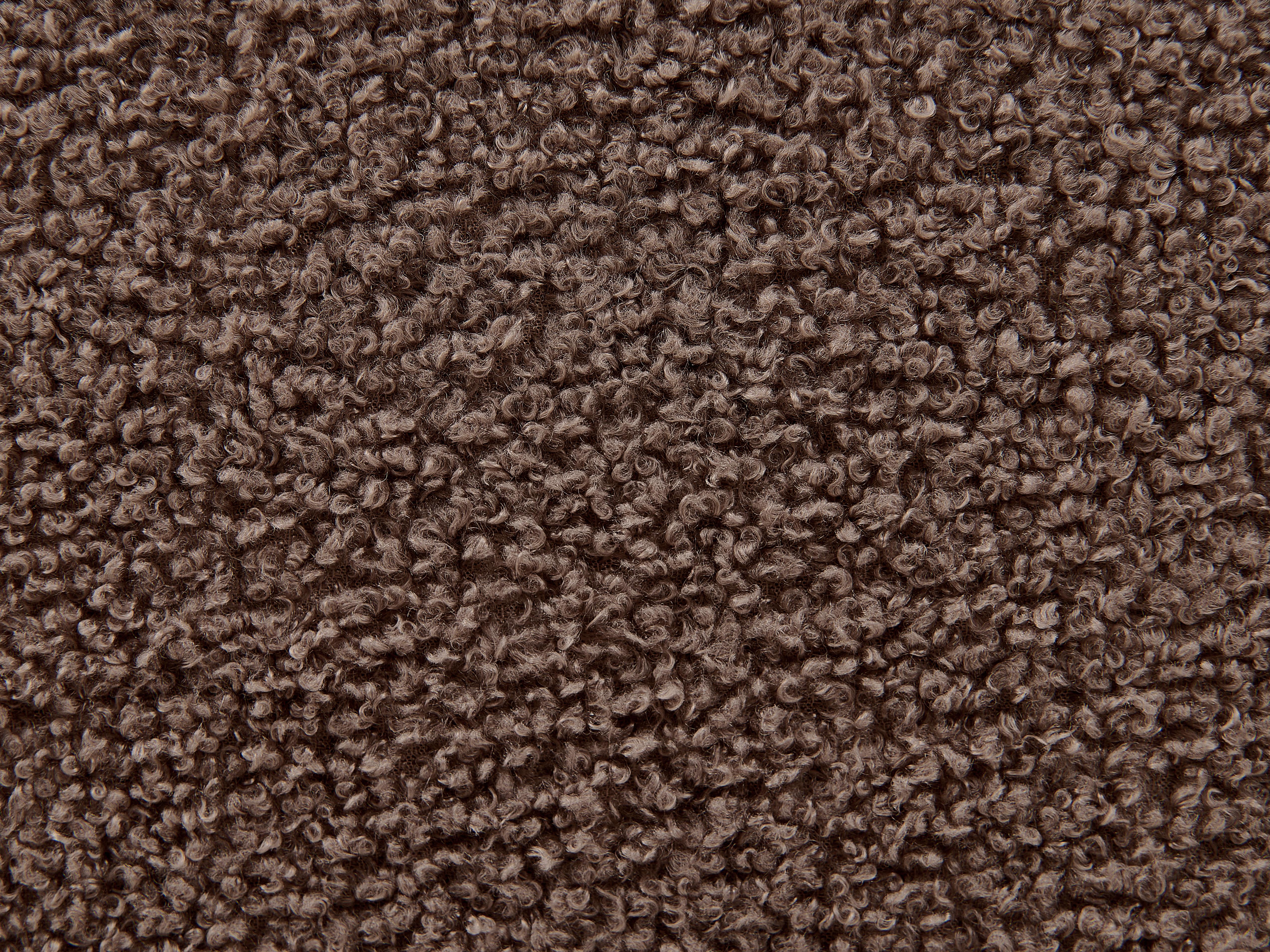 Waterbed Bouclé LINARDS 160 x 200 cm Bruin
