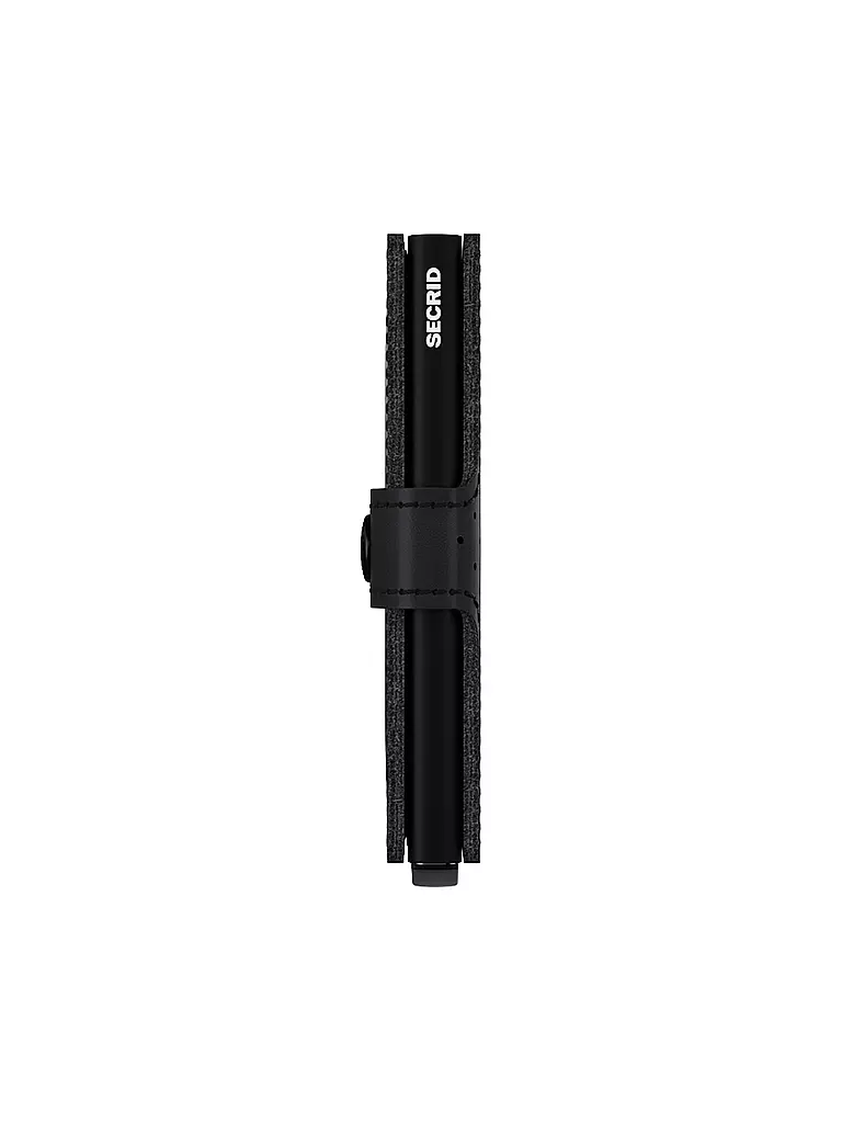 SECRID Geldbörse - Miniwallet Perforated Mini Black schwarz