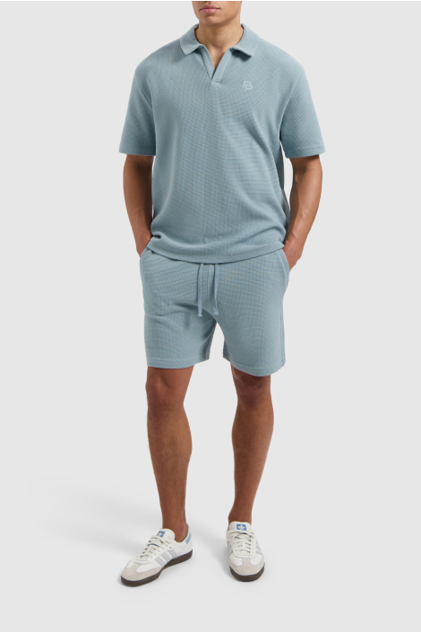 Pure Path blauwe heren polo