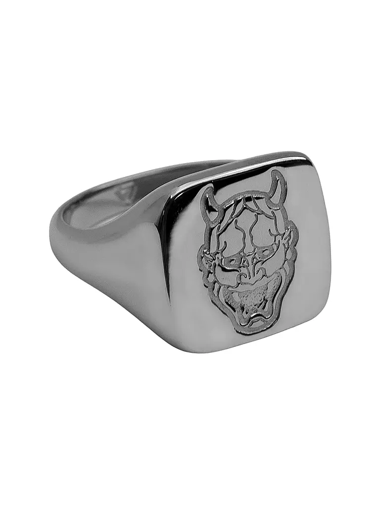 WARPEDSENSE Ring ONI MASK silber